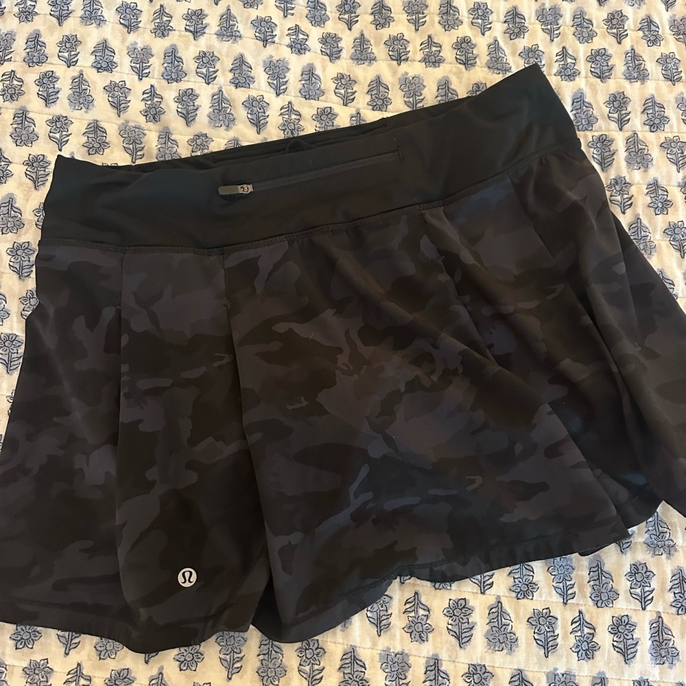 lululemon Black Camo Women's tennis skirt